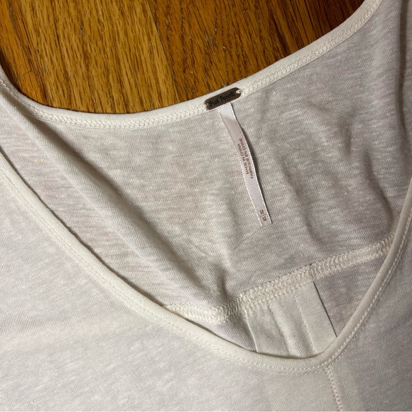 Free People Cold Shoulder Top-Ivory - Picture 10 of 12